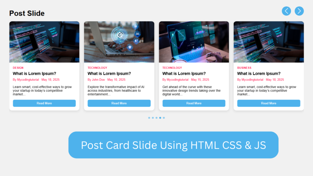 Postcard Slider
