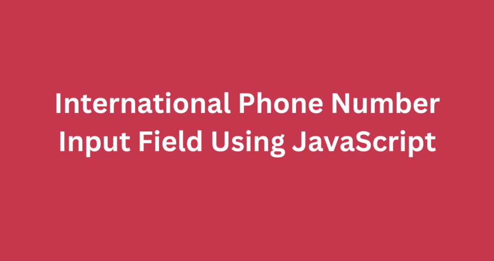 International-Phone-Input