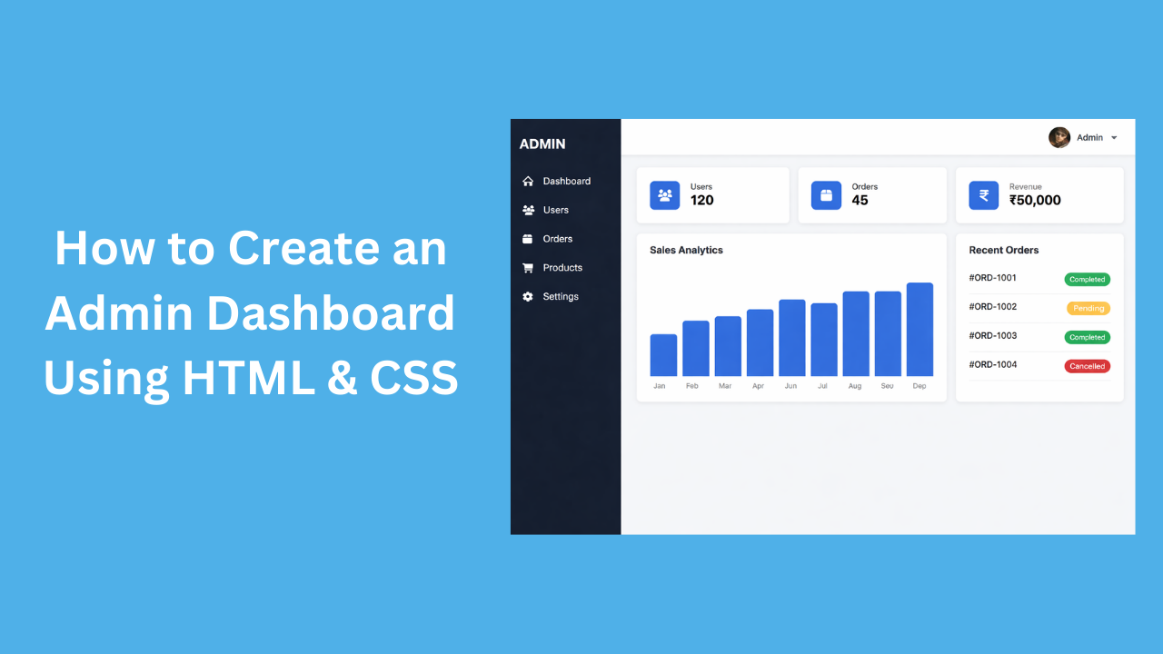 Admin Dashboard