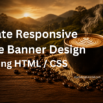 Beautiful Coffee Hero Banner UI Design with HTML CSS
