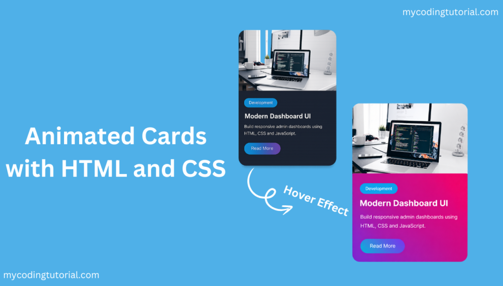 Animated Cards with HTML