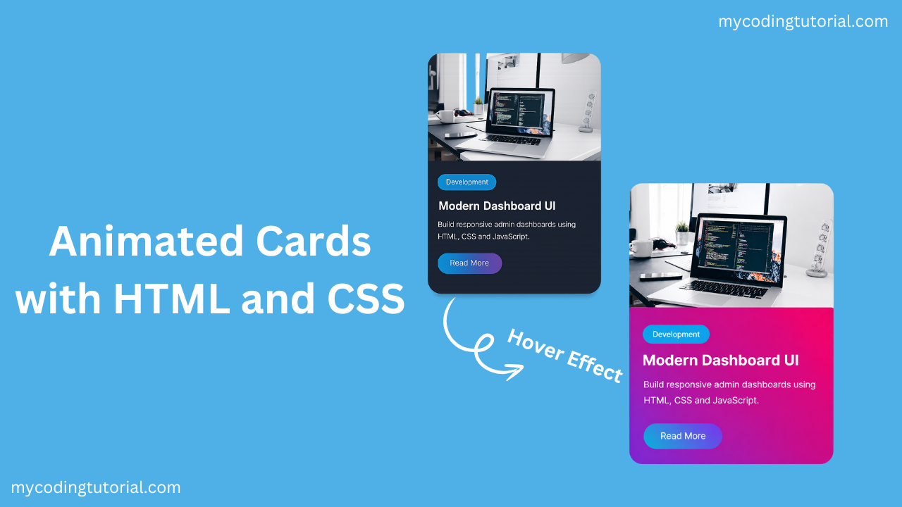Animated Cards with HTML